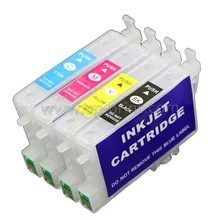 5 комплектов T0551 refillable патрон чернил для принтера Epson RX420/RX425/R/520R240/R245 принтер с чипом Arc