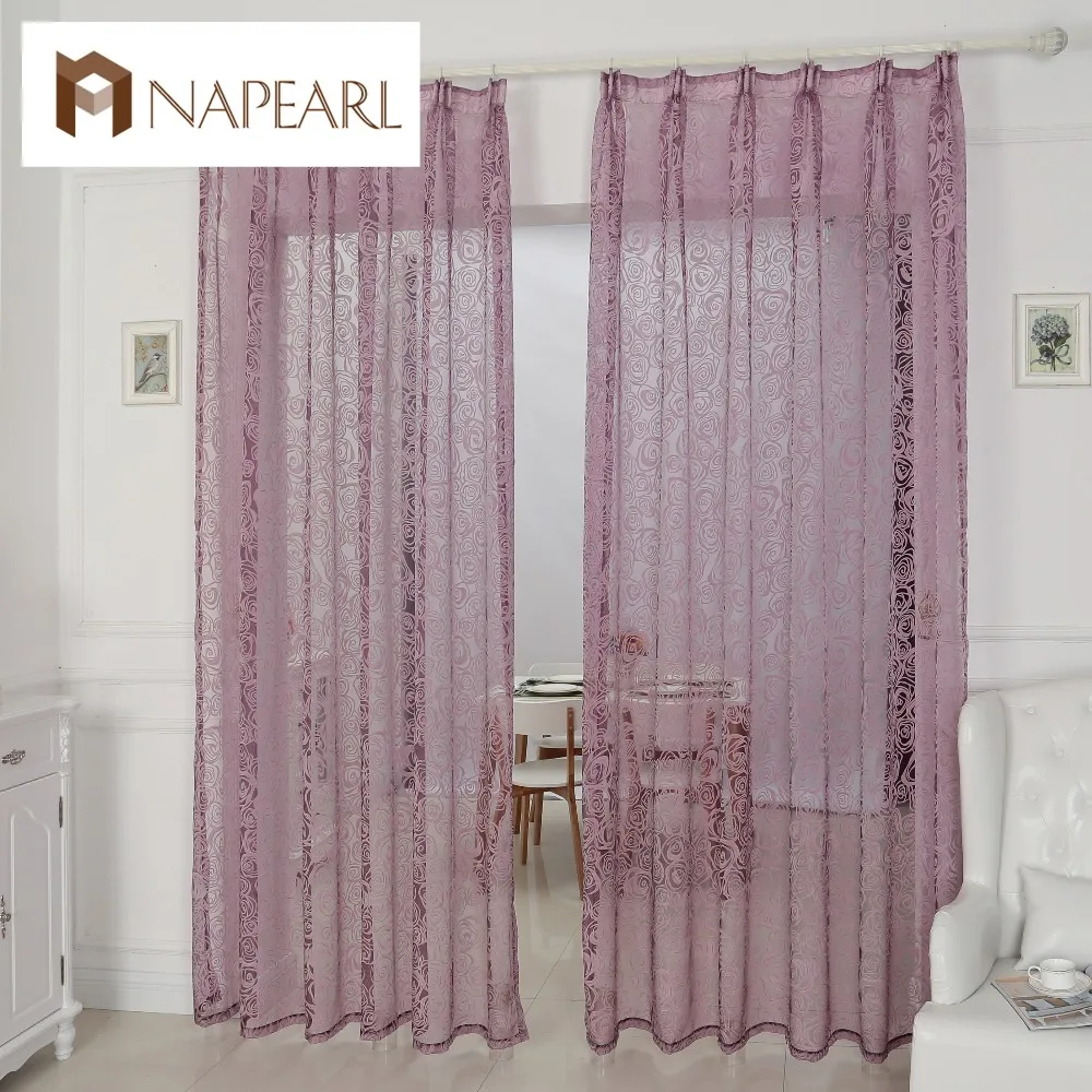 Buy NAPEARL Kitchen window cheap curtains fabrics