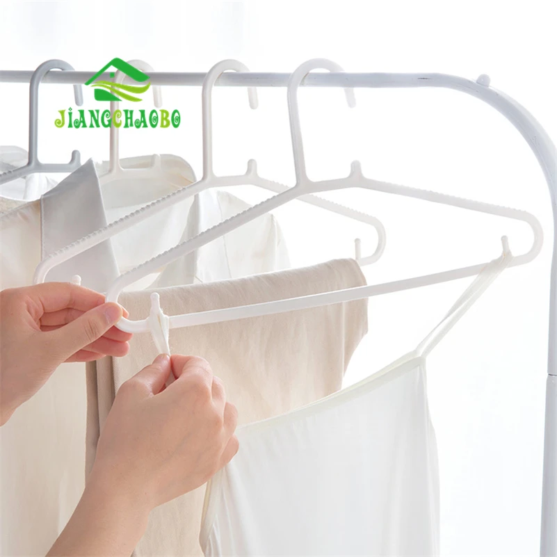 20 قطع من عدم الانزلاق شماعات الملابس البلاستيكية منزل الطفل خزانة رفوف التجفيف الشماعات الكبار