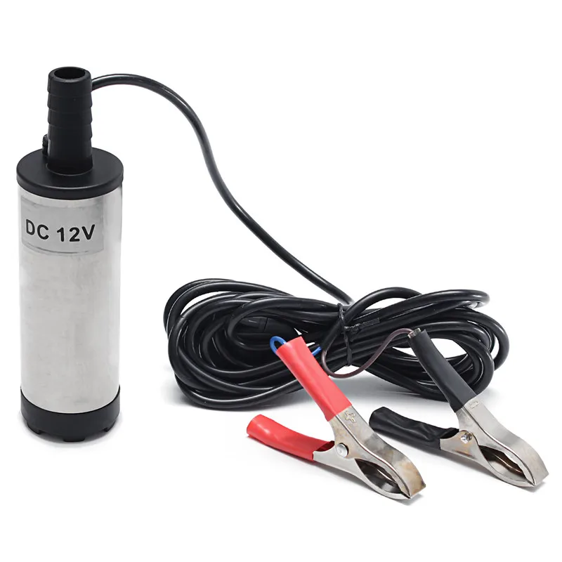 

MTGATHER Low Noise DC 12V 38mm 8700r/min Silver Fuel Car Oil Electric Submersible Water Pump Stainless Steel
