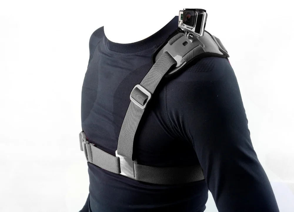 

GP199 for Go pro Accessories Shoulder Strap Mount Chest Harness Adapter For Go Pro hero 6 4 5 Hero3 2 3 Black Edition