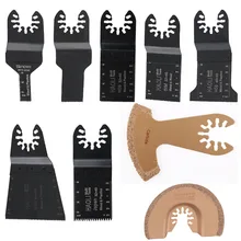 9 pcs/set Oscillating Tool Saw Blades Accessories fit for Multimaster power tools as Fein, Dremel etc
