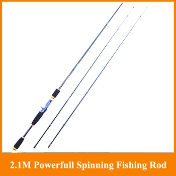 

Free Shipping By EEMS 2.10m spinning fishing rod sea rod super hard casting rod Bait Casting Carbon Spining Fishing Lure Rod