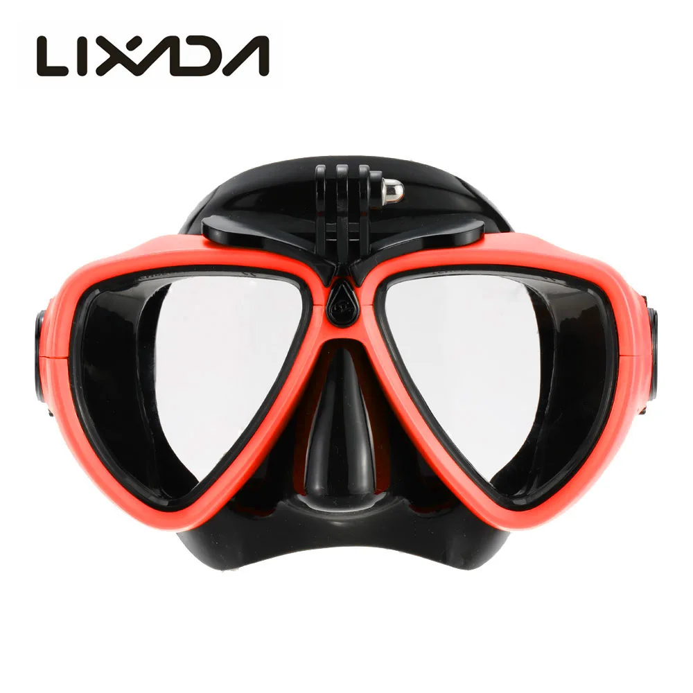 Профессиональные маски для дайвинга для взрослых, силиконовая маска для подводного плавания с креплением для камеры для плавания и дайвинга