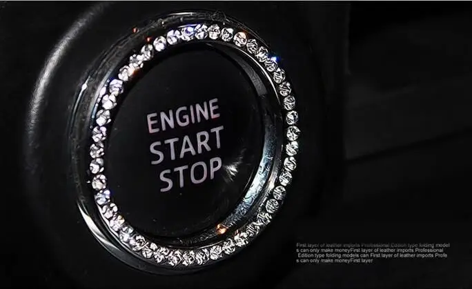 

Car Engine Start Stop Button Cap Trim Cover For Mercedes Benz C Class W205 W204 W220 W211 AMG GLC X253 CLA GL Auto accessories