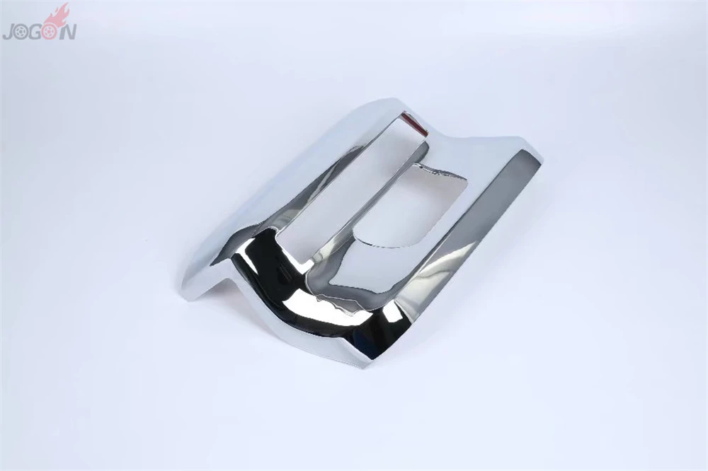 

1pcs ABS Chrome Rear Spare Wheel License Cover For Toyota Prado FJ150 LC150 2018 Decoration