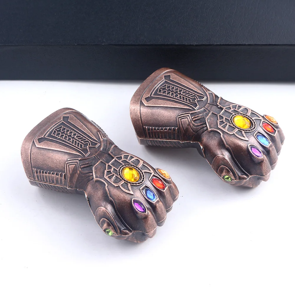 Marvel Thanos Бесконечность камни рукавица открывалка для бутылок пива брелок Вес 80 г Мстители Бесконечность войны 3D перчатка брелок ювелирные изделия