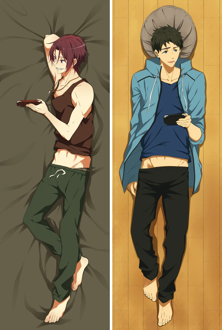 Аниме Dakimakura Body FREE! IWatobi Плавание клуб 150x50 см 100x35 см подушка чехол Обложка манга-1 шт