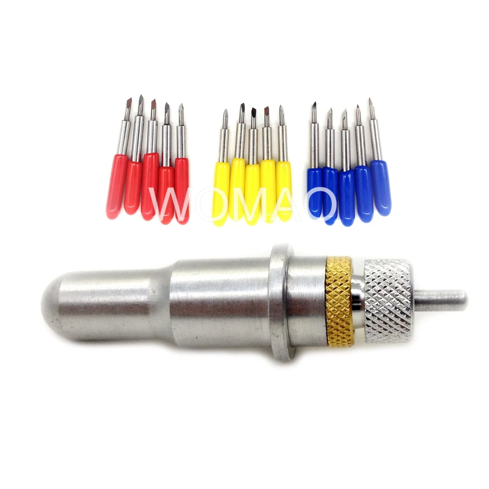 30/45/60 Gradi 5 Pz/Caso Cricut Vinile Plotter Da Taglio Lame Per Roland Plotter + Roland Blade Holder Spedizione Gratuita