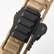 Алюминиевый сплав режущий QD Пикатинни База крепление адаптер подходит красный точка прицел Охота Стрельба M8958