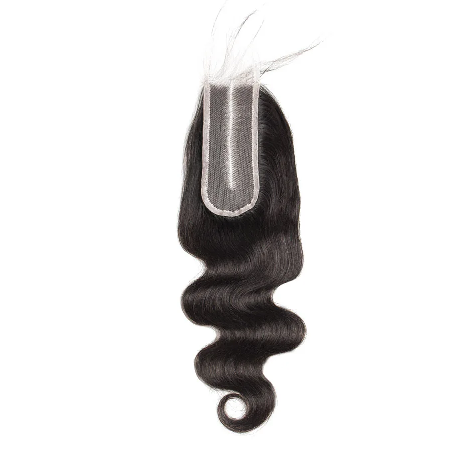 

Brazilian Human Hair Lace Closure Straight 2x6 Transparent Lace Closure With Pre Plucked Baby Hair Bleached Knot Free Shipping