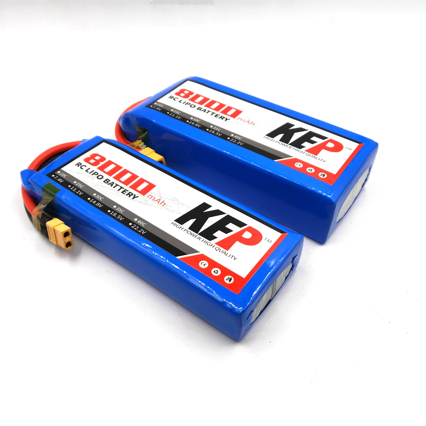 Высокомощный RC Lipo аккумулятор 2S 3S 4S 5S 6S 7,4 V 11,1 V 14,8 V 18,5 V 22,2 V 8000mAh 25C 35C для радиоуправляемого вертолета автомобиля литий-полимерный