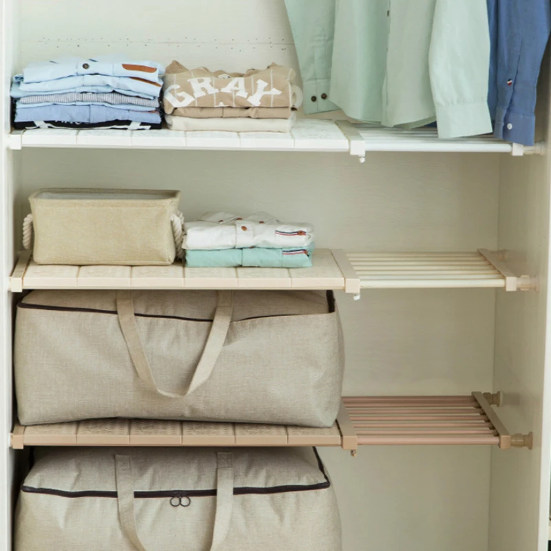 New Upgraded Space Saving Closet Organizer Adjustable Wall Mounted Kitchen Rack Home Wardrobe wholesale Storage Shelves Holders New Upgraded Space Saving Closet Organizer Adjustable Wall Mounted Kitchen Rack Home Wardrobe wholesale Storage Shelves Holders