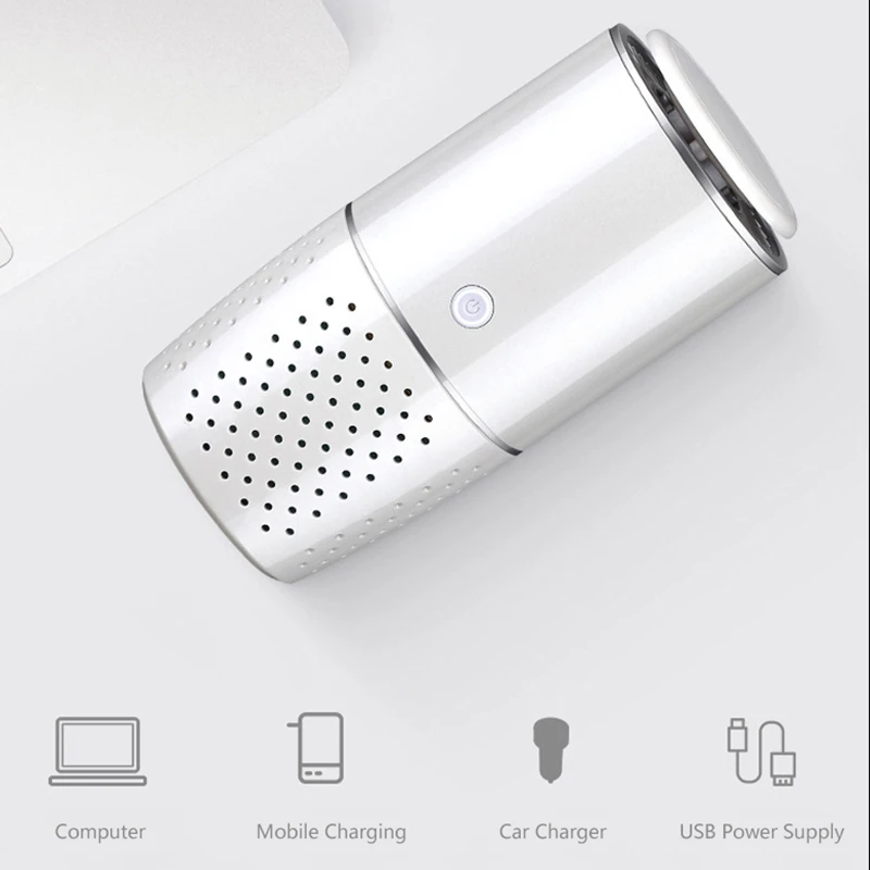 Air Purifier, 3-In-1 True Filter, Smoke Dust Pet Dander Smell Remover, Home Bedroom Office Air Filtration, Quite And Optional