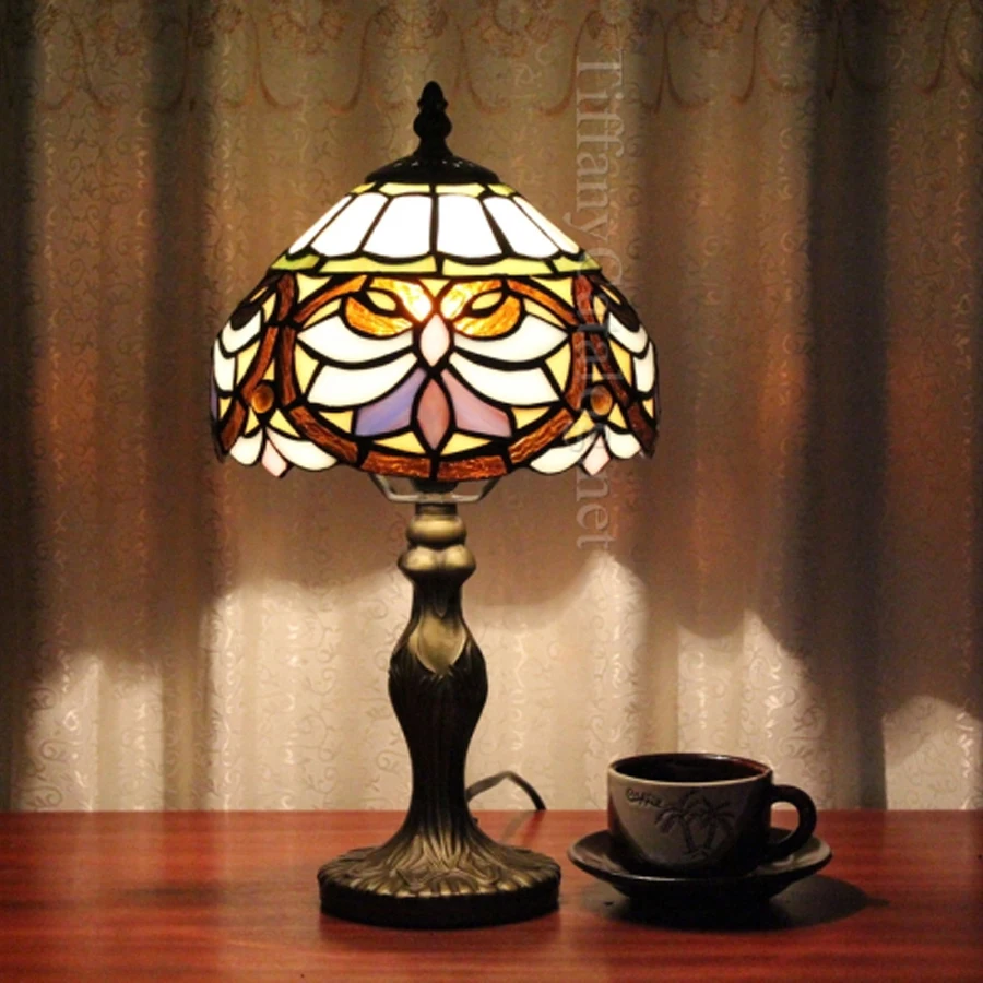 Vente chaude européenne classique lampe de bureau tiffany salon contre chambre lampe de table de mariage