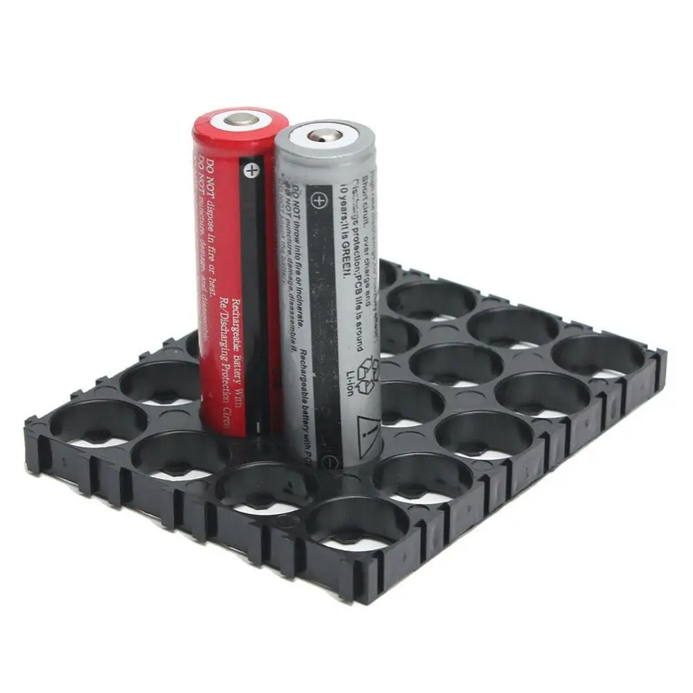 

20/30/40Pcs 18650 Battery Cell Holder Safety Spacer Radiating Shell Storage Bracket Suitable For 18650 battery