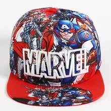 Marvel Мстители печати бейсболка шапка-бейсболка Bboy шапки хип-хоп для мужчин мальчиков