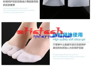 

by ems or dhl 500pairs Hallux Valgus Correction Soft Silicone Invisible Toe Sleeve Foot Protection Ballet Shoe High Heels