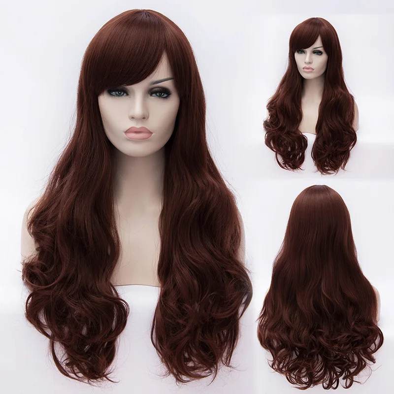 Synthetic Wigs 28" Long wig Queen Heat Resistant Cheap Synthetic Hair