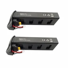 Pcs bateria de lítio 7.4 v 1800 mah para MJX 2 B2C B2W B2 2 w Bugs Bugs 2 D80 F18 RC quadcopter drone bateria de peças de reposição preto