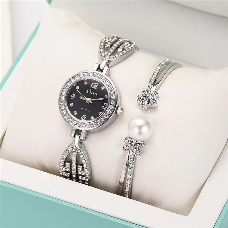 

Relogio Feminino Woman Watches Light Luxury Girl Temperament Bracelet Set Chain Wrist Watch Birthday Gift Montres Femmes 2019