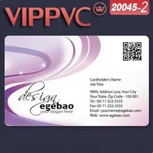 20045-2 визитная карточка для прозрачный печать карт из ПВХ