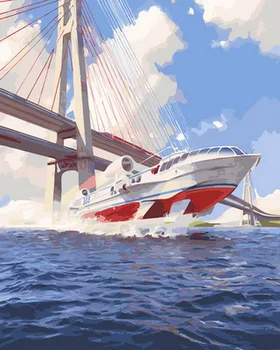 

Frameless diy paintings by numbers paint by number for home decor oil picture painting 5065cm