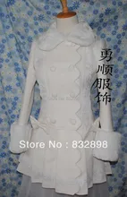 Lolita Princess Cute Coat Lovely Japanese Wool Winter Sweet Lolita Coat Girls Winter Coats Brand Long Winter Coat