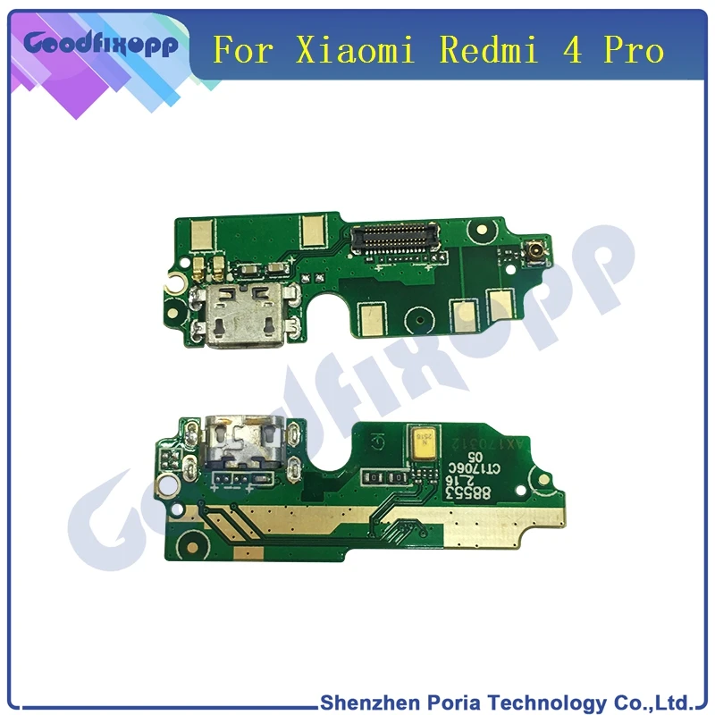 XM0034 Original For Xiaomi redmi 4 pro USB Charging Port Flex Cable Dock Connector Charging Port Board Repair Parts In Mobile Phone(1)