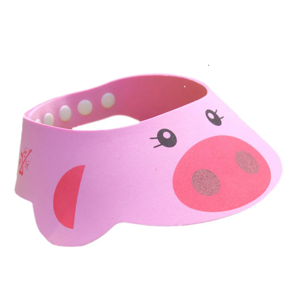

New Arrival Lovely Adjustable Baby Hat Toddler Kids Shampoo Bathing Shower Cap Wash Hair Shower Products #K1