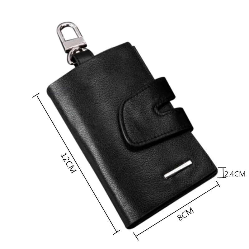 BYCOBECY кожаный бумажник ключа Для мужчин брелок Hasp ключ сумка Key Holder ключница