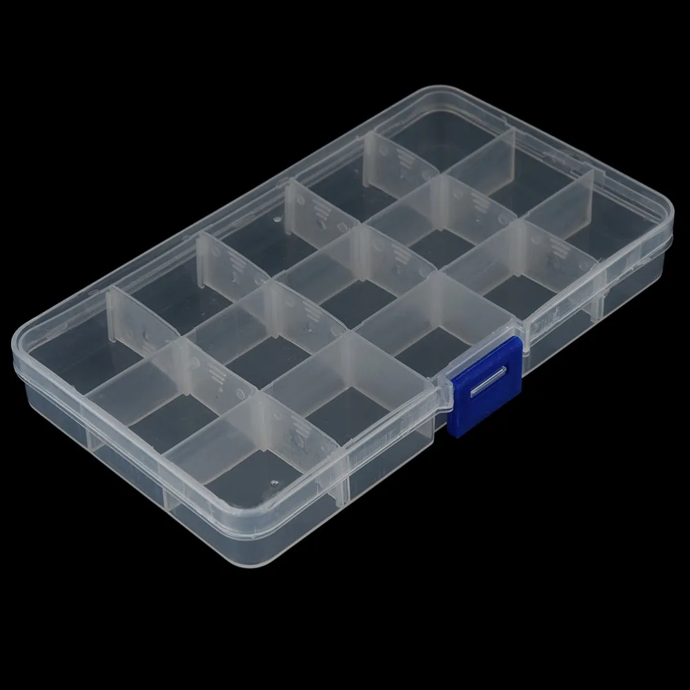 15pcs fishing tackle box