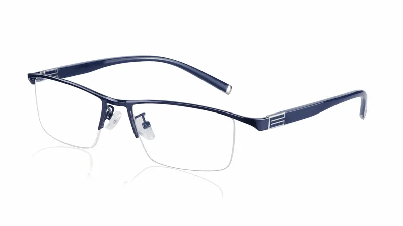 WEARKAPER, солнцезащитные фотохромные очки для чтения, мужские Регулируемые очки с мультифокальным диоптрием, прогрессивные очки - Цвет оправы: Синий