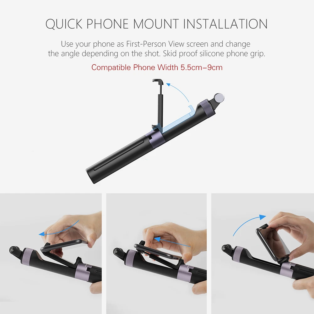 Экшн-камера рукоятка для GoPro SJCAM Xiaomi Yi Sports camera s удлинитель Полюс кронштейн мини настольный штатив подставка с держателем для телефона