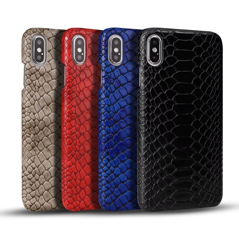 

Crocodile Texture Phone Cases PU Leather Back Cover Coque For iPhone XS XR XS Max Alligator Pattern Cover For iphone 6 7 8 plus