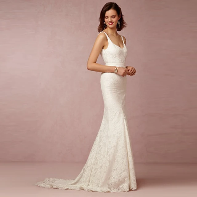 Vestido Renda Longo Concise And Easy Long Lace Bride Wedding Vestido Renda Longo Concise And Easy Long Lace Bride Wedding Dresses Mermiad Gown Vestidos De Novia