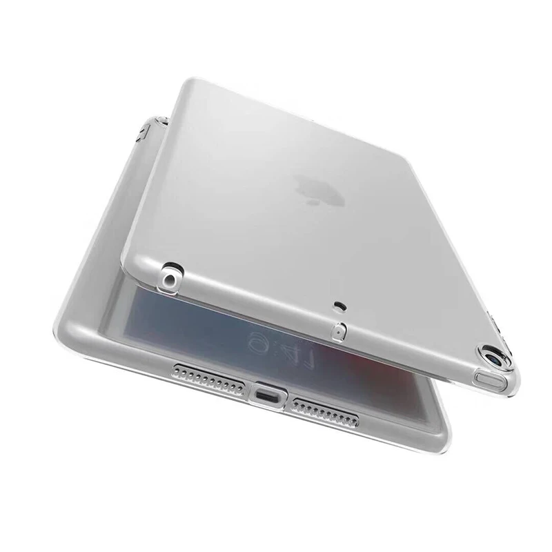 Чехол для iPad 10,2 MiNi 2 3 4 5 TPU Прозрачный Силиконовый противоударный чехол для нового iPad Pro 10,5 Air 1 2 задний Чехол