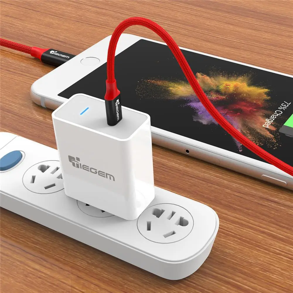 Кабель Tiegem для быстрой зарядки USB 2,0 type-C, кабель для зарядки и синхронизации USB C-C, Стандартный, USB-C 3,3 фута, кабель для нового MacBook