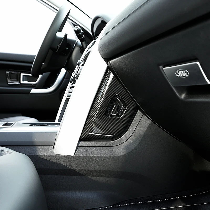 

New Carbon Fiber Surface For Land Rover Discovery Sport 2015-2017 ABS Center Console Decoration Panel Cover Trim Left hand drive