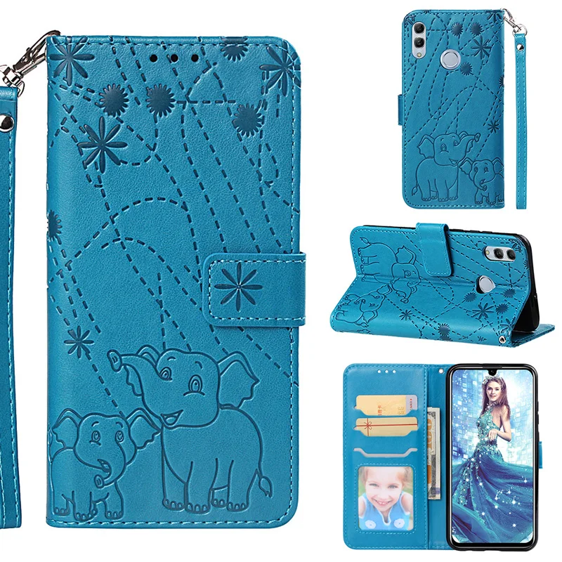 

2019 New Flip PU Leather Mobile Phone Case sFor Huawei Honor 10 Lite Cases TPU Wallet Bag For Huawei P Smart 2019 Cover Case