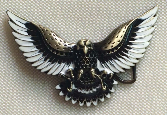 

The Fly Eagle Belt Buckle with pewter finish JF-BY281 suitable for 4cm wideth belt with continous stock