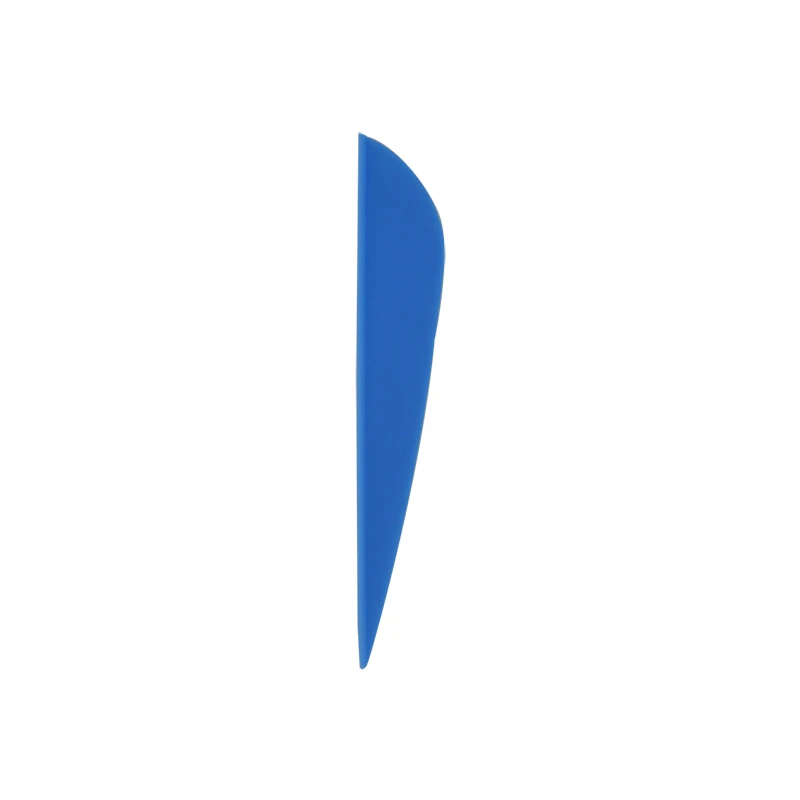 60pcs Archery Arrow Feather 3inch Drop Shape Rubber Feather Right wing Arrow Fletching Vanes Hunting Shooting Accessory - Цвет: Blue