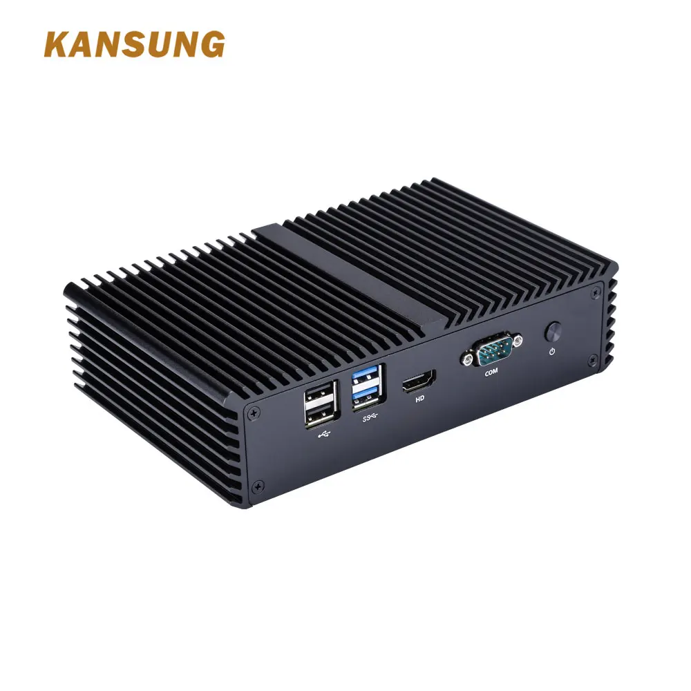 Kansung дешевые Fanless Windows 10 Linux Ubuntu в собранном виде оптом Личная платформа Системы 12V Intel Celeron 2955U X86 компьютер