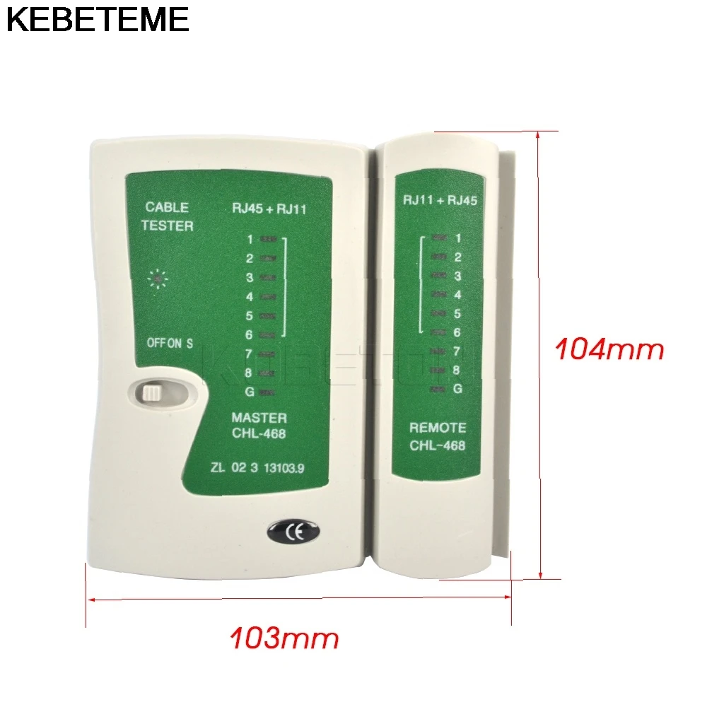 Кабельный тестер сетевой тестер для телефонного кабеля Тонер-детектор Ethernet LAN RJ45 RJ11 RJ12 CAT5/Cat 5e/Cat 6 UTP LAN