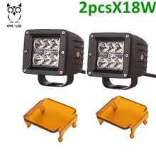 

4x4 spot flood led work lamp 12volt 18w led work light