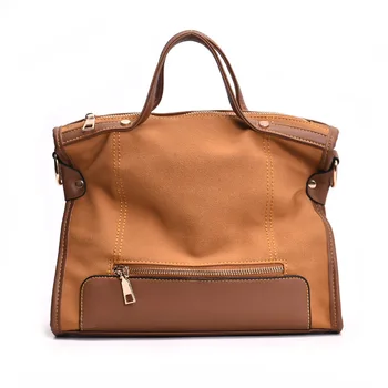 

Ladies Shoulder Bags Vintage Nubuck Crossbody Bags Red Zipper Simple Elegant Tote Bag Women Quality Pu Leather Handbags Female