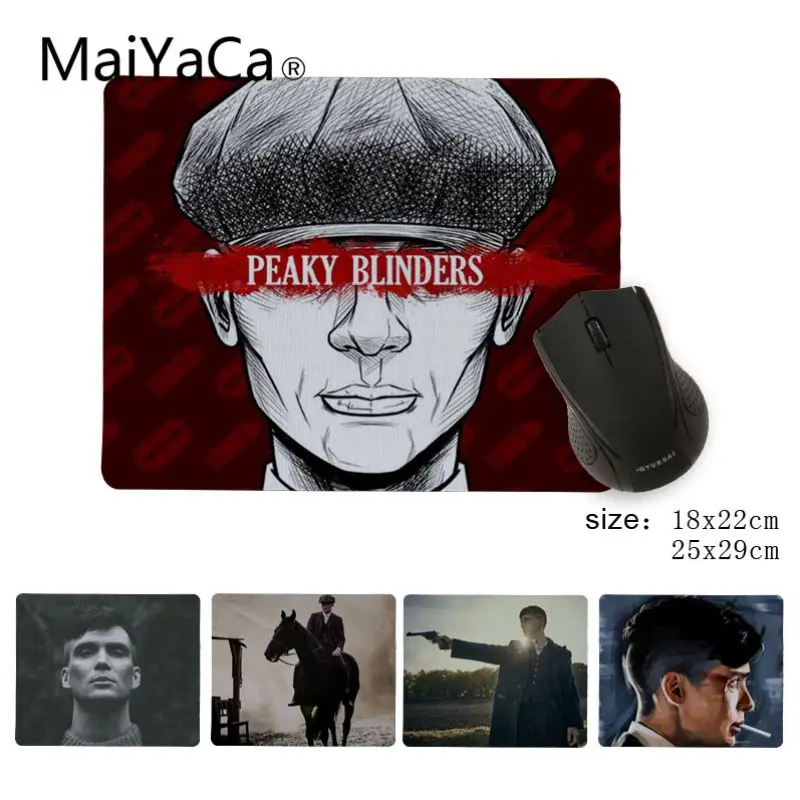Резиновый прочный Настольный коврик для мыши MaiYaCa Tommy Shelby Peaky Blinders размер игровых