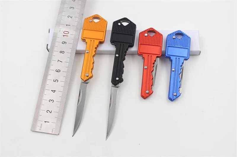 Горячие Продажи Переносной Ключ Складной Нож Ключ Карманный Нож Брелок Нож Нож Мини Кемпинг Брелок Нож Инструмент