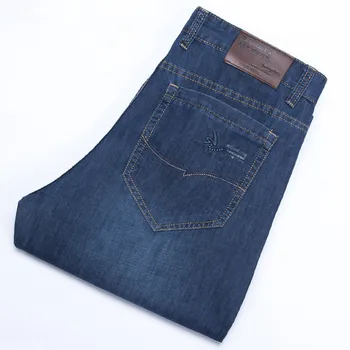 

Plus size 36-48 Mens Famous Brand Designer Ripped Jeans Fashion Thin Pantalon Homme Casual Gents Comfortable Jeans