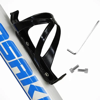 VLONAXRBicycle quick release флягодержатель горный велосипед пластиковая чашка для воды держатель напитков кронштейн для бутылок открытый езда оборудование - Цвет: Черный